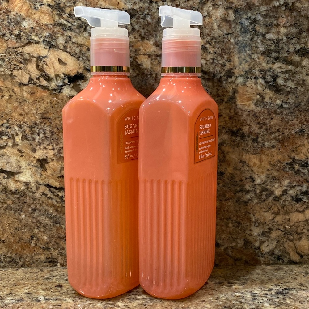 Two (2) “SUGARED JASMINE” BBW, 8.0 fl oz / 236 mL, Cleansing GEL Hand Soap, NWT - Picture 4 of 6